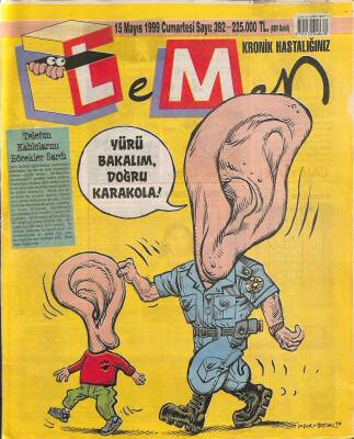 Leman Haftalık Mizah Dergisi 15 Mayıs 1999 Sayı 392 NDR79382 - 1