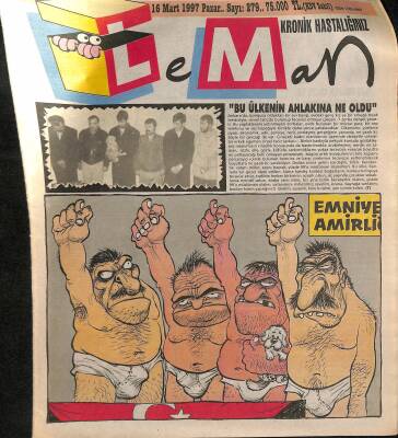 Leman Haftalık Mizah Dergisi 16 Mart 1997 Sayı 279 NDR79391 - 1