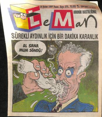 Leman Haftalık Mizah Dergisi 16 Şubat 1997 Sayı 275 NDR79390 - 1