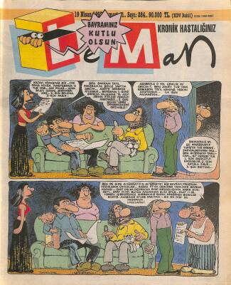 Leman Haftalık Mizah Dergisi 19 Nisan 1997 Sayı 284 NDR79373 - 1