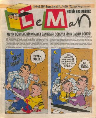 Leman Haftalık Mizah Dergisi 19 Ocak 1997 Sayı 271 NDR79411 - 1