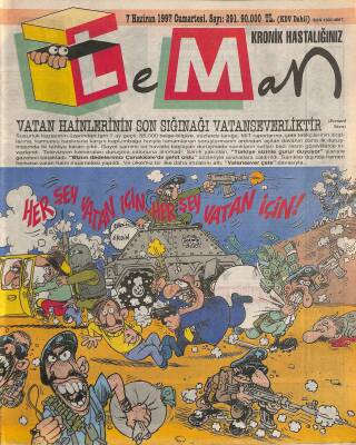 Leman Haftalık Mizah Dergisi 7 Haziran 1997 Sayı 291 NDR79404 - 1