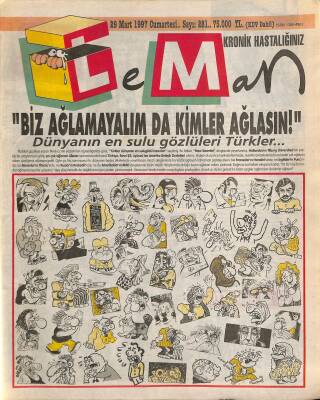 Leman Mizah Dergisi 29 Mart 1997 Sayı 281 NDR79365 - 1