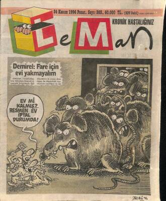 Leman Mizah Dergisi Sayı263 24 Kasım 1996 NDR21673 - 1