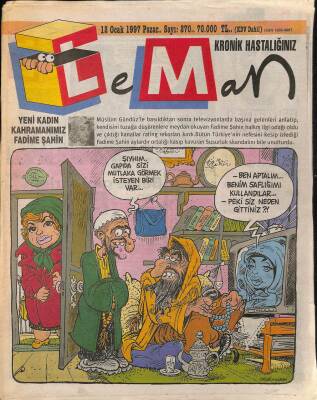 Leman Mizah Dergisi Sayı270 12 Ocak 1997 NDR21690 - 1