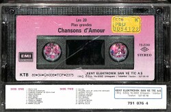 Les Plus Grandes Chansons Damour Kaset KST23691 - 2