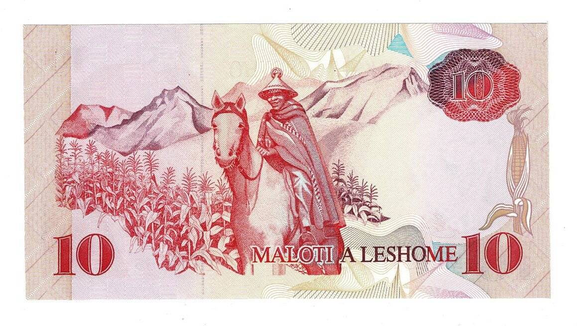 Lesotho 10 Maloti 1990 ÇİL YKP6662 - 2