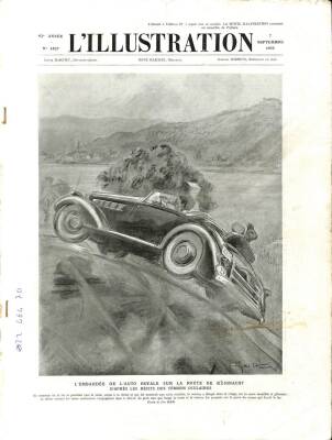 L`ILLUSTRATION No 4827 93 Annee 7 Septembre 1935 - Görgü Tanıklarının Anlattıklarına Göre Kussnacht Yolunda Royal Auto Sweep NDR70193 - 1