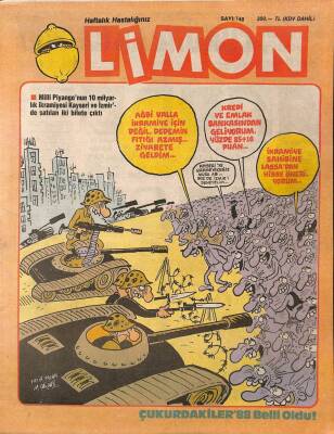 Limon Mizah Dergisi Sayı148 5 Ocak 1989 NDR21776 - 1