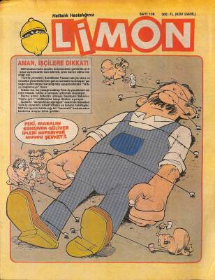 Limon Mizah Dergisi Sayı158 16 Mart 1989 NDR21784 - 1