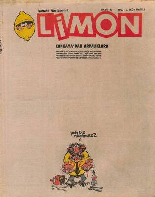 Limon Mizah Dergisi Sayı183 7 Eylül 1989 NDR21756 - 1