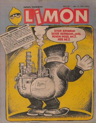 Limon Mizah Dergisi Sayı187 5 Ekim 1989 NDR21760 - 1