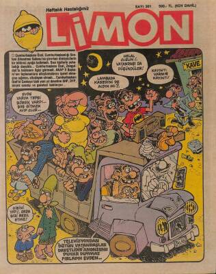 Limon Mizah Dergisi Sayı201 11 Ocak 1990 NDR21251 - 1