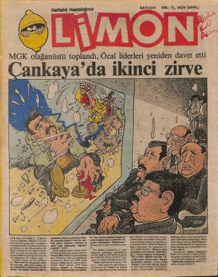 Limon Mizah Dergisi Sayı214 12 Nisan 1990 NDR21260 - 1