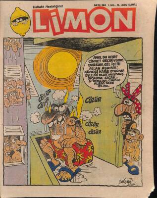 Limon Mizah Dergisi Sayı284 13 Ağustos 1991 NDR20703 - 1