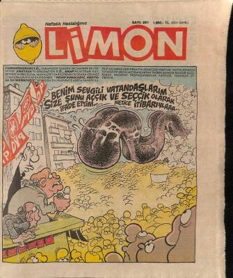 Limon Mizah Dergisi Sayı291 1 Ekim 1991 NDR20709 - 1