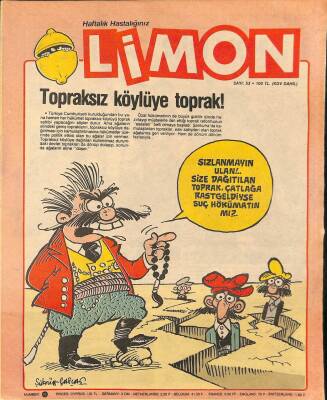 Limon Mizah Dergisi Sayı53 12 Mart 1987 NDR20711 - 1