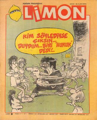 Limon Mizah Dergisi Sayı84 15 Ekim 1987 NDR20735 - 1