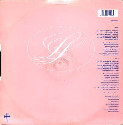 Lindy Layton ‎– Ill Be A Freak For You UK 1992 House LP (109) PLK17607 - 2