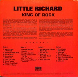 Little Richard - King Of Rock LP (108.5) PLK19733 - 2