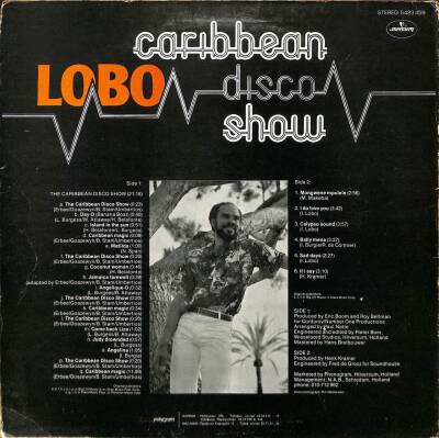 Lobo – The Caribbean Disco Show 1981 Greece LP (109) PLK17513 - 2