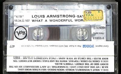 Louis Armstrong *Satchmo What a Wonderful World* Kaset KST23684 - 2