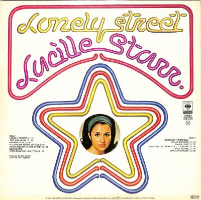 Lucille Starr – Lonely Street (1981 - Hollanda) LP - 2