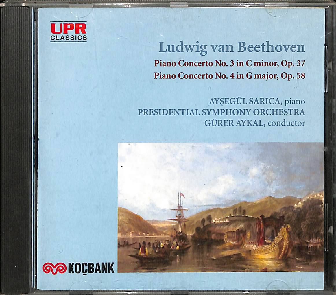 Ludwing Van Beethoven - Piano Concertos 3 & 4 CD (İkinci El) CD3690 - 1