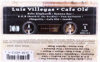 Luis Villegas *Cafe Ole* Kaset KST6878 - 4