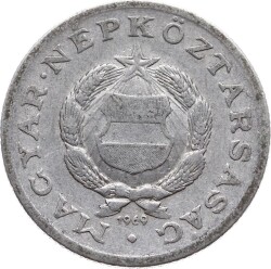 Macaristan 1 Forint 1969 Temiz YMP2641 - 2