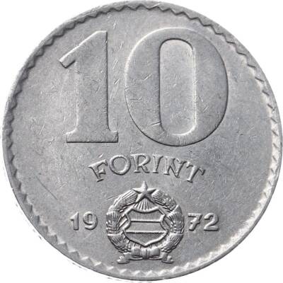 Macaristan 10 Forint 1972 ÇÇT *Strobl Monument* YMP9411 - 1