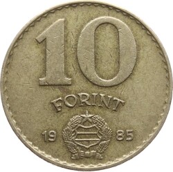 Macaristan 10 Forint 1985 ÇT YMP2657 - 1