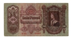 Macaristan 100 Pengo 1930 ÇT YKP7903 - 1