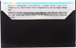 Mahmut Tuncer - Dübeş Attım Yek Geldi (Uzelli) (İkinci El Kaset) KST13204 - 3