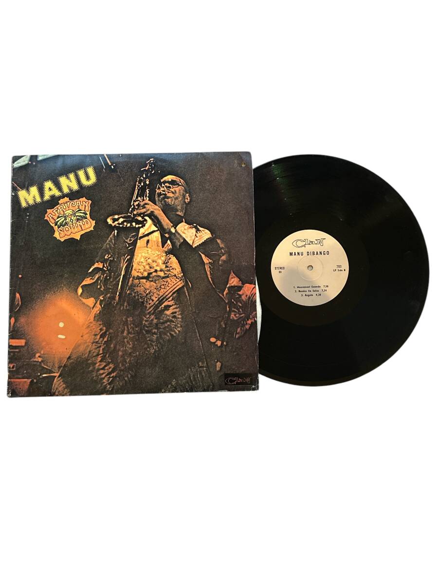 Manu Dibango - African Sound LP Plak (10/7.5) PLK25470 - 1