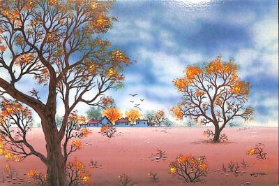 Manzara - Sonbaharda Doğa Temalı Kartpostal KRT12637 - 1
