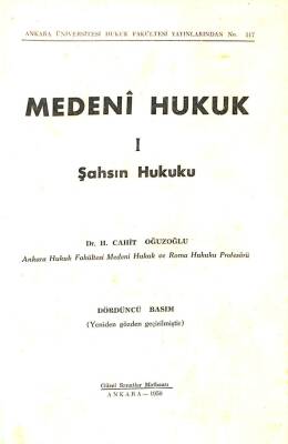 Medeni Hukuk I KTP1728 - 1