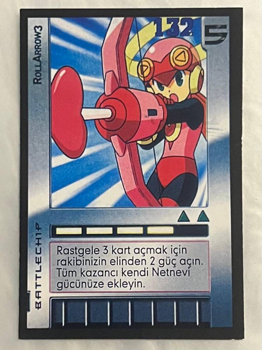 MEGAMAN NT WARRIOR KART - ROLLARROW3 -2004 Oyun Kartı Kullanılmamış#SKZ96 - 1