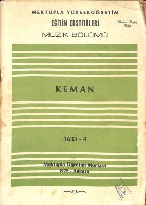 Mektupla Yükseköğretim Eğitim Enstitüleri Müzik Bölümü Keman - 1633 - 4 NDR84852 - 1