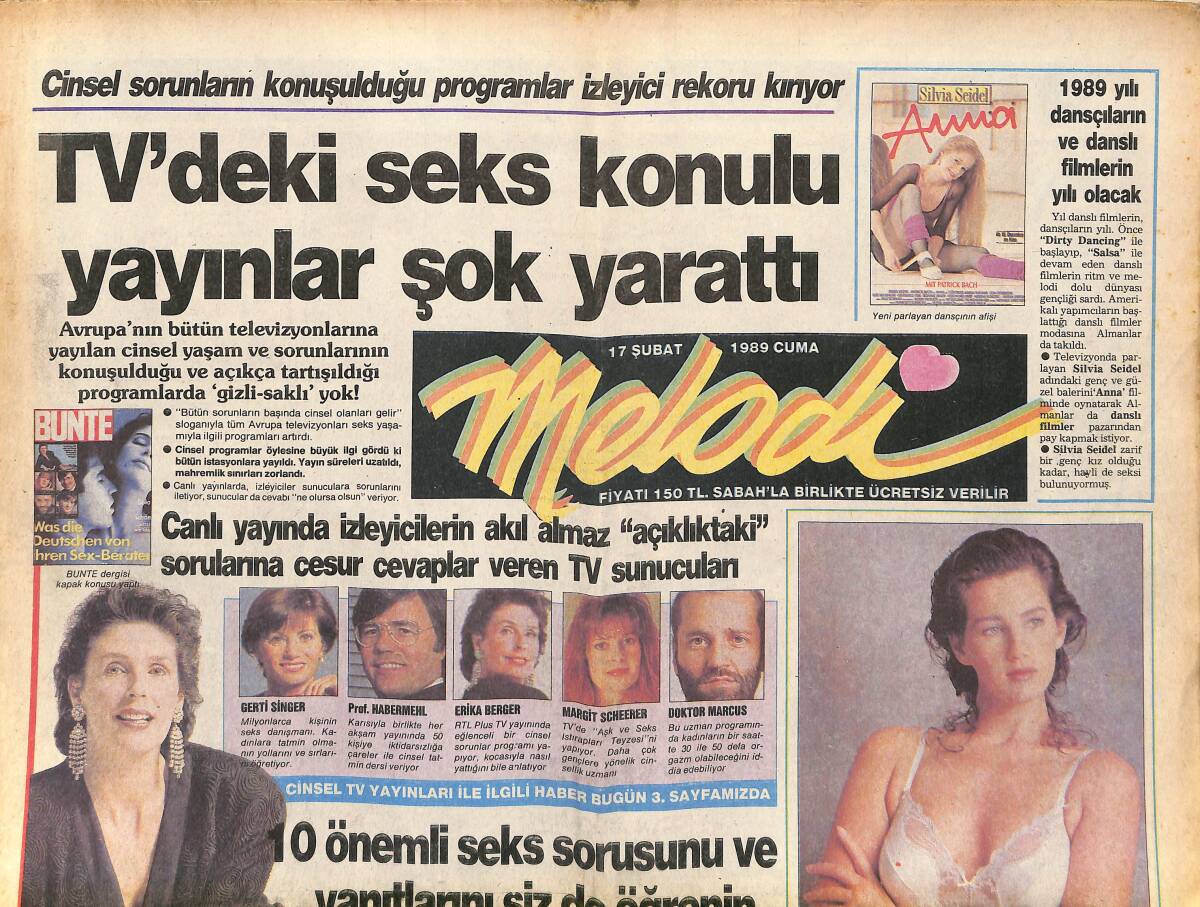 Melodi Gazetesi 17 Şubat 1989 - Uğur Bayar: Elinden Tuttuğum Emrah Şimdi Bana Nankörlük Ediyor GZ153473 - 1