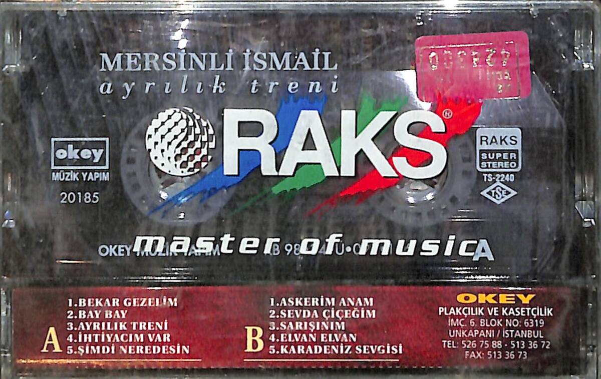 Mersinli İsmail - Ayrılık Treni Kaset (Sıfır) KST27388 - 2