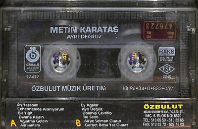 Metin Karataş - Ayrı Değiliz Kaset (İkinci El) KST25064 - 2