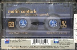 Metin Şentürk - Dönmem Gerek Kaset (İkinci El) KST27578 - 2