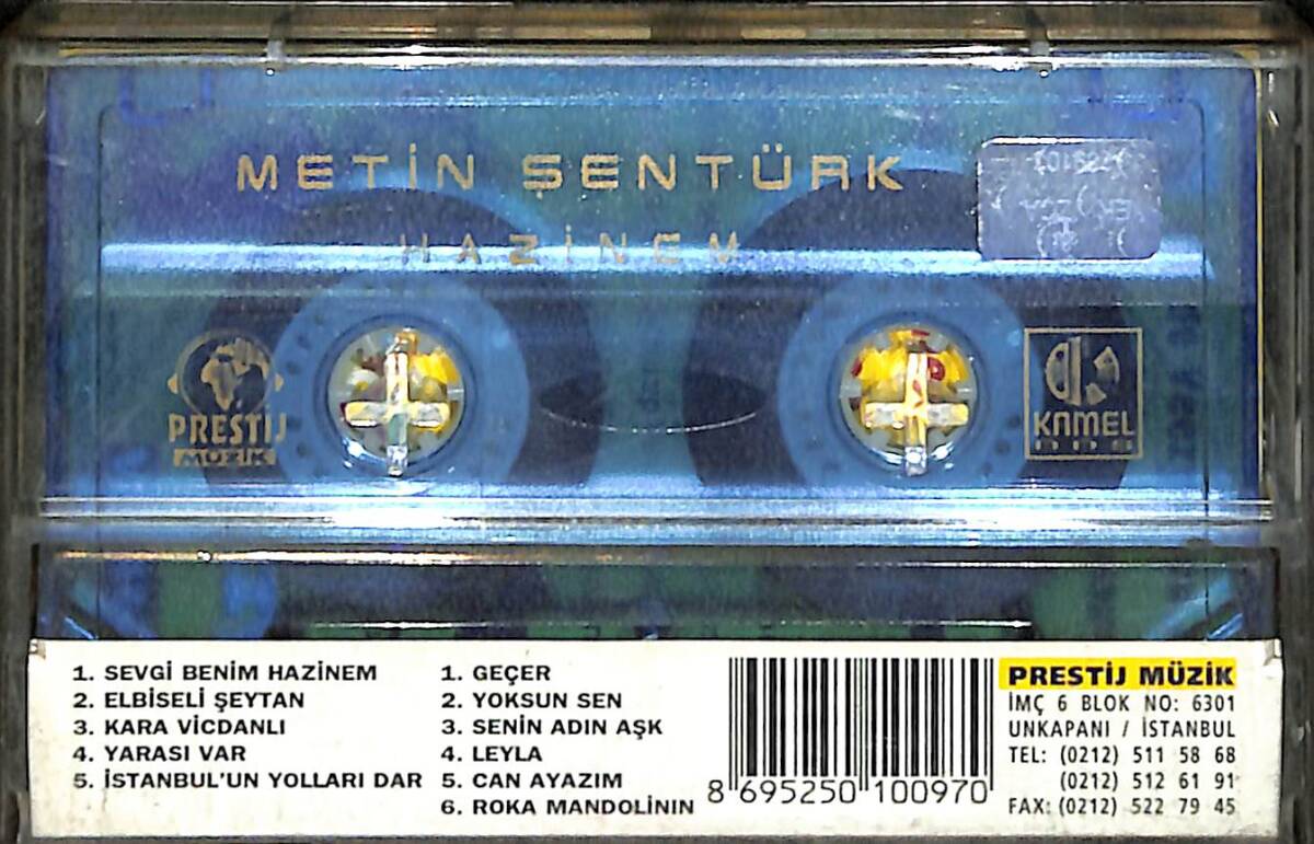 Metin Şentürk - Hazinem Kaset (İkinci El) KST27280 - 2