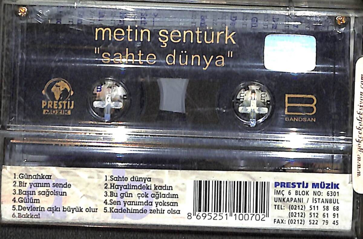 Metin Şentürk - Sahte Dünya Kaset (İkinci El) KST27423 - 2