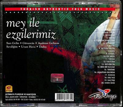 Mey İle Ezgilerimiz* ( İkinci El ) CD Müzik CD2142 - 2