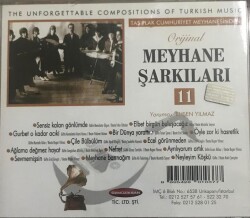 Meyhane Şarkıları 11 * ( İkinci El ) CD Müzik CD2583 - 2