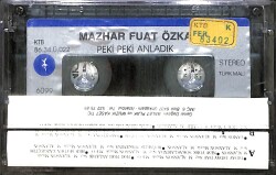 MFÖ - Peki Peki Anladık Kaset (Sarı Bandrol - İkinci El) KST27199 - 2