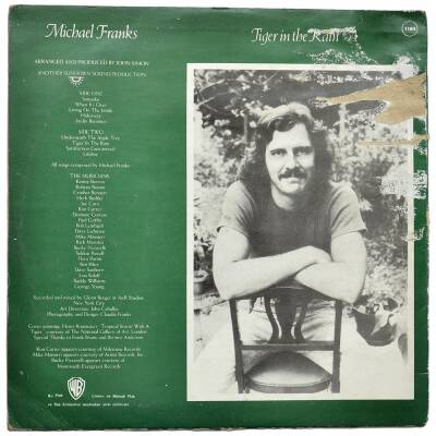 Michael Franks - Tiger in the Rain LP PLAK KABI PLK10557 - 2