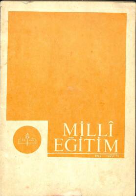 Milli Eğitim Dergisi 1986 Sayı 70 KTP2102 - 1